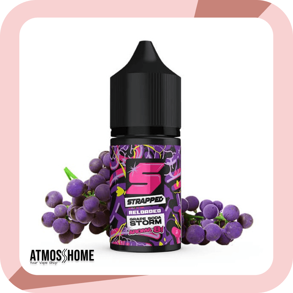 Strapped Reloaded Grape Soda Storm Flavour Shot 30ml AtmosHome